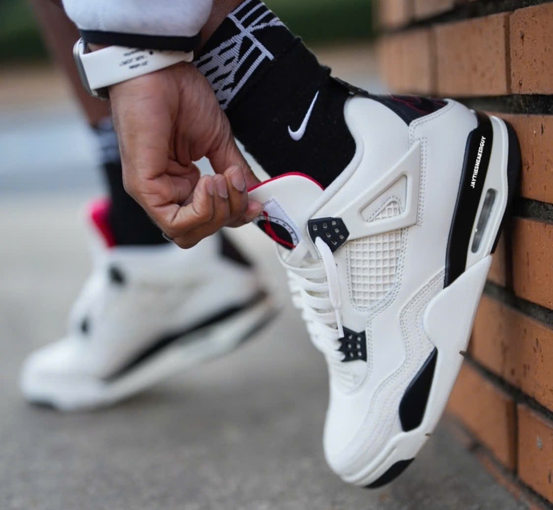 Giày Nike Air Jordan 4 Retro OG ‘Sail’ IM4002-100 - Ảnh 3