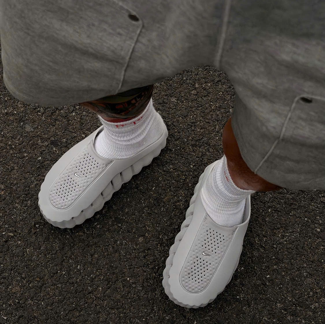 Dép Nike Mind 001 Slide 'Light Smoke Grey' HQ4307-003 - Ảnh 4