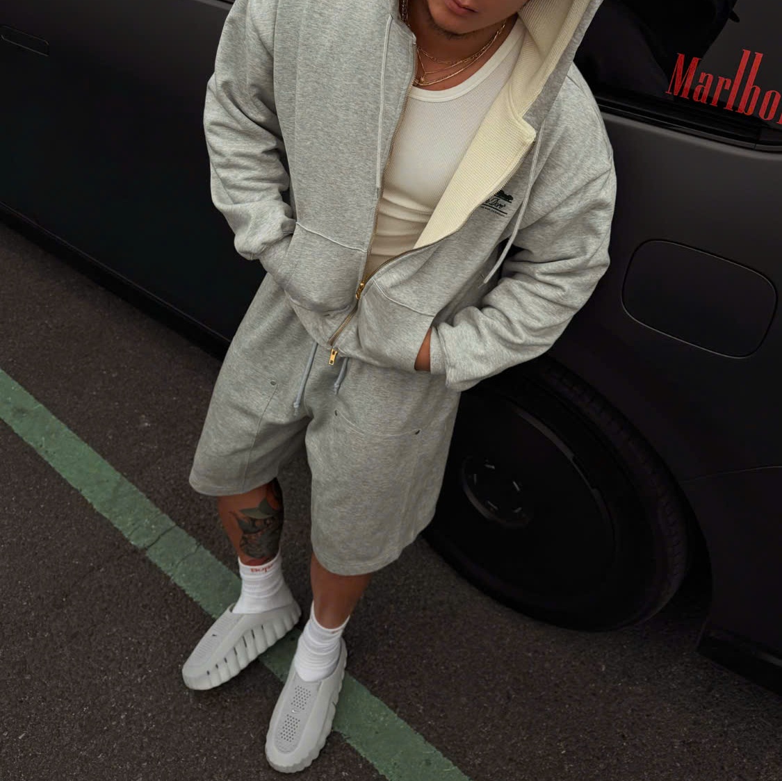 Dép Nike Mind 001 Slide 'Light Smoke Grey' HQ4307-003 - Ảnh 3