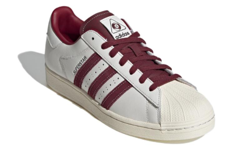 Alternative view of Giày Adidas Superstar 'Off White Maroon' IF1781