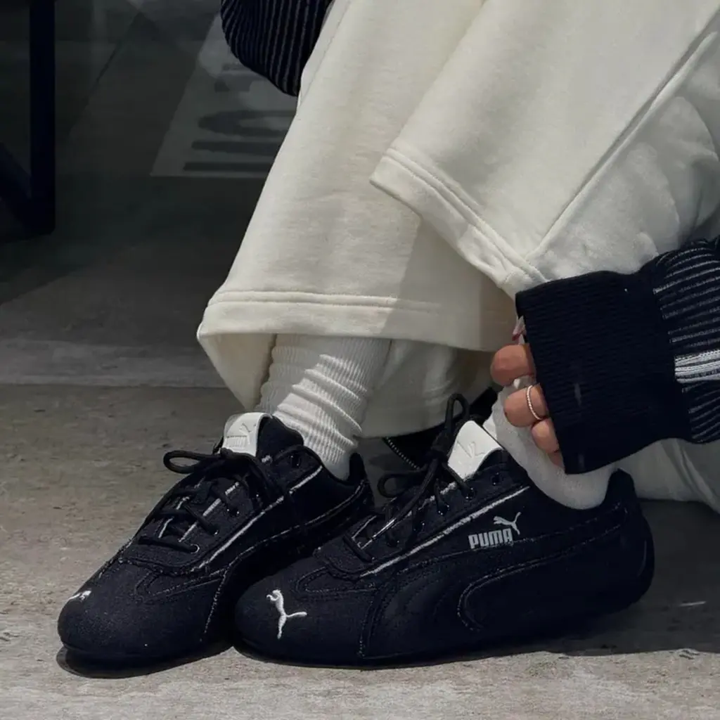 Alternative view of Giày Puma Speedcat Crafted Denim 'Black' 407110-01