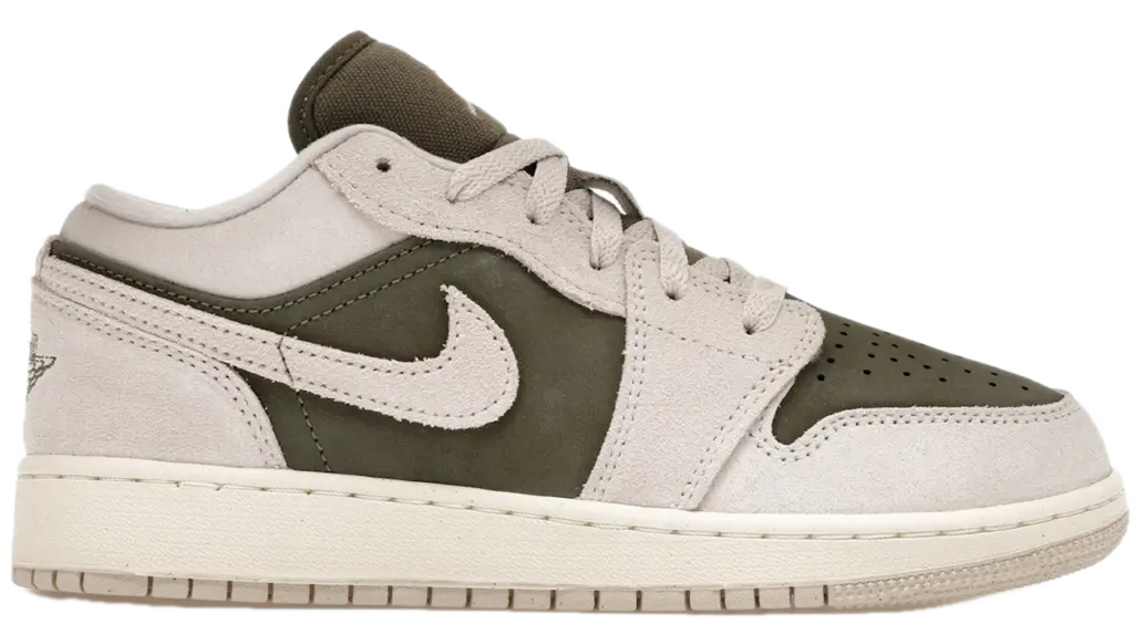 Giày Nike Air Jordan 1 Low SE 'Medium Olive Sail' HV4396-201
