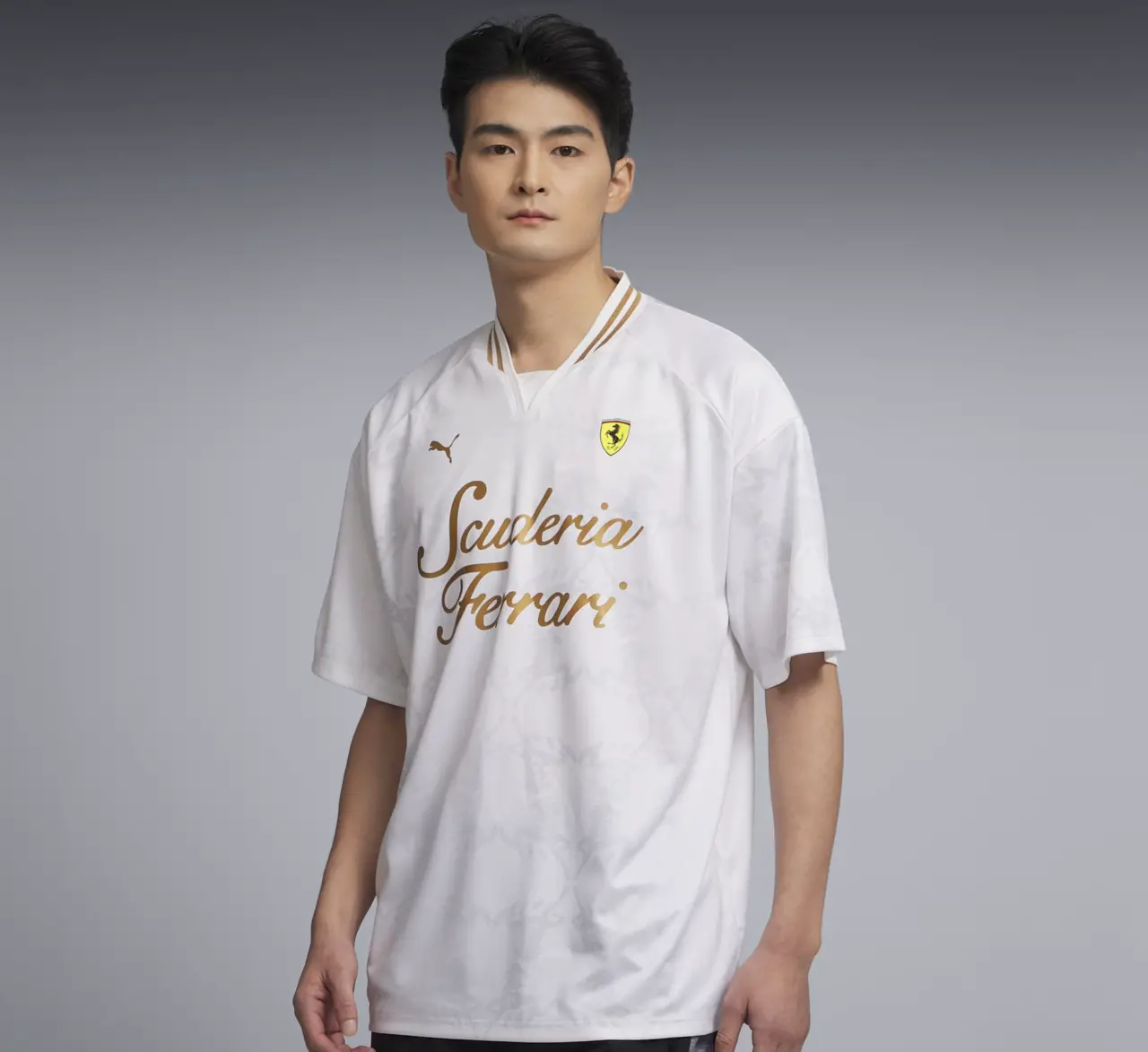 Alternative view of Áo Puma Ferrari Yoh Jersey 'White' 638394-04