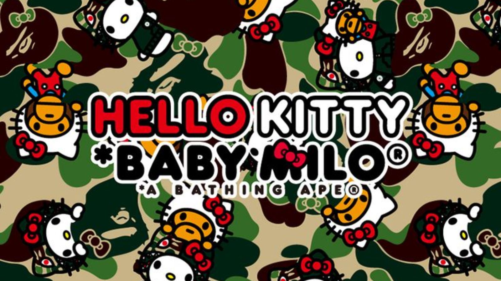 Hinh anh 4: Bo suu tap BAPE x Sanrio 2026 voi Hello Kitty va Kuromi