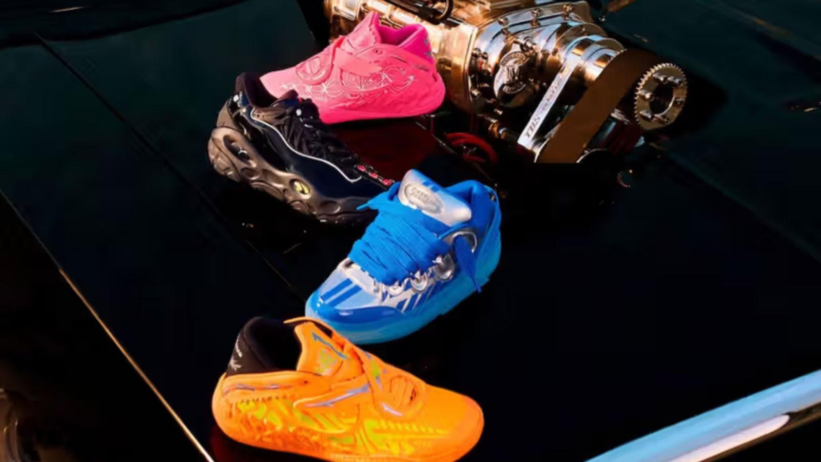 Hinh anh 1: Bo suu tap giay Puma x LaMelo Ball lay cam hung Fast & Furious