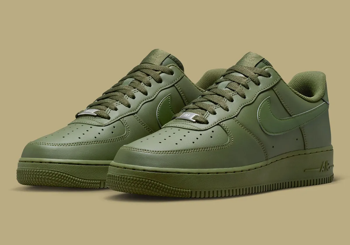 Alternative view of Giày Nike Air Force 1 Low '07 'Army Olive' IH1698-300
