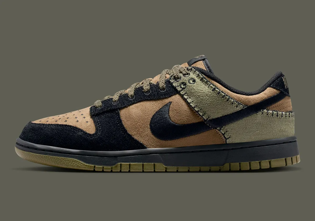 Alternative view of Giày Nike Dunk Low Retro 'Camo Olive' HV4452-300