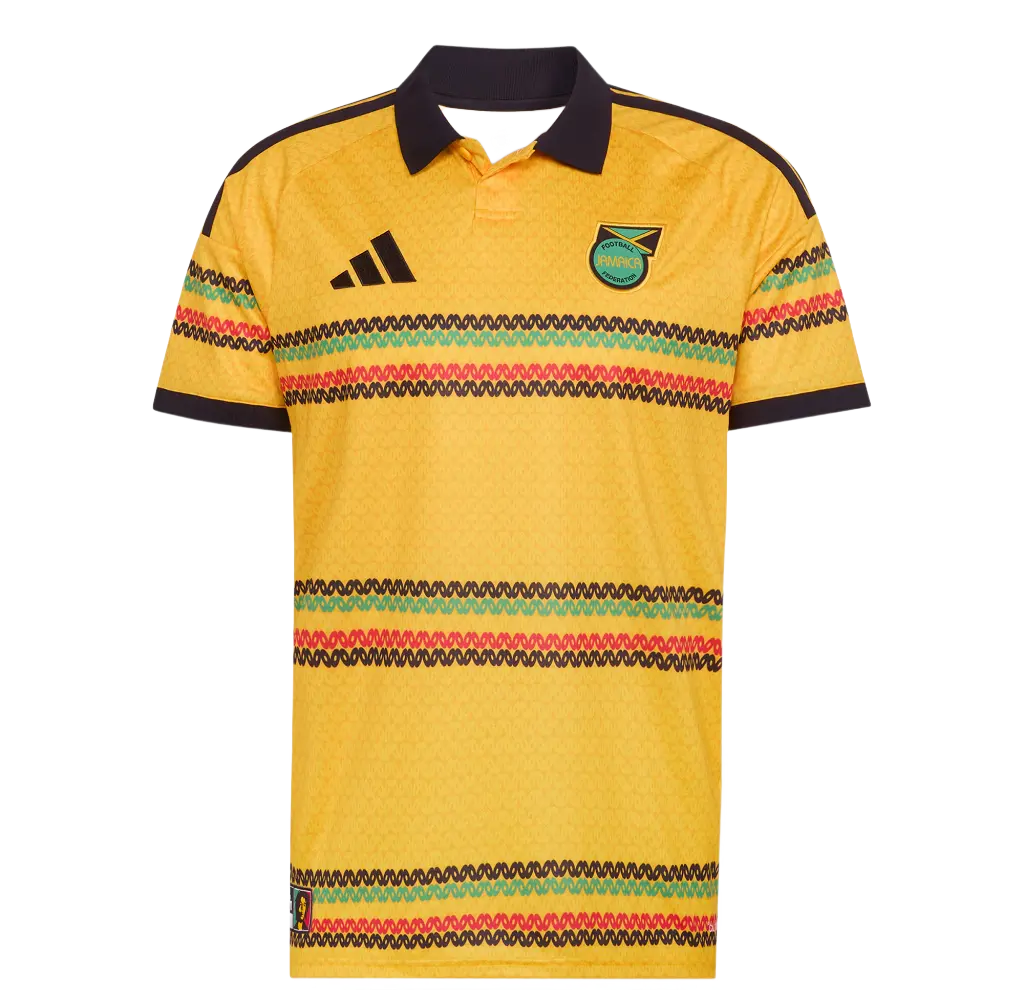 Áo Adidas Jamaica 26 x Bob Marley Home Jersey 'Bold Gold' KD0959