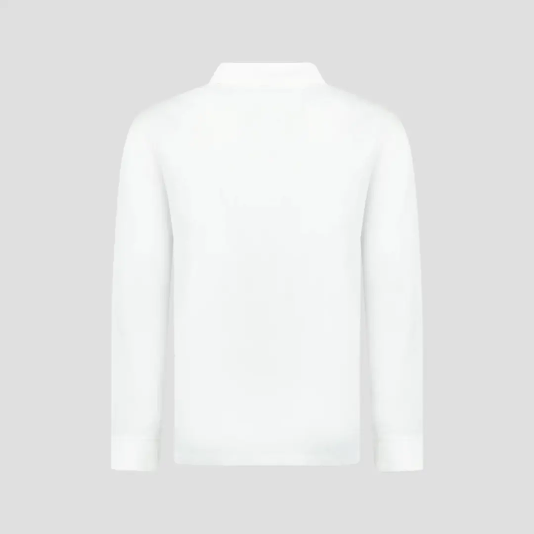 Alternative view of Áo Burberry Hartford Long Sleeve Check Placket ‘White’ 80844031