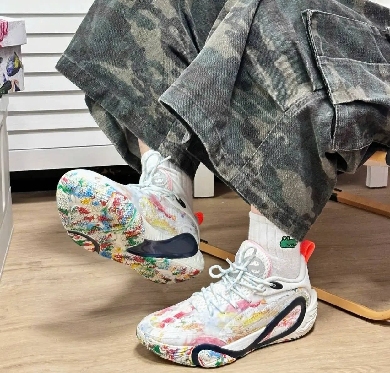 Alternative view of Giày LiNing Way of Wade D'Angelo Russell Dlo 1 'Canvas' ABPV009-3