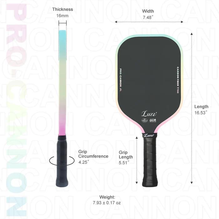 Vợt Pickleball Luzz Candy Cannon - Ảnh 6