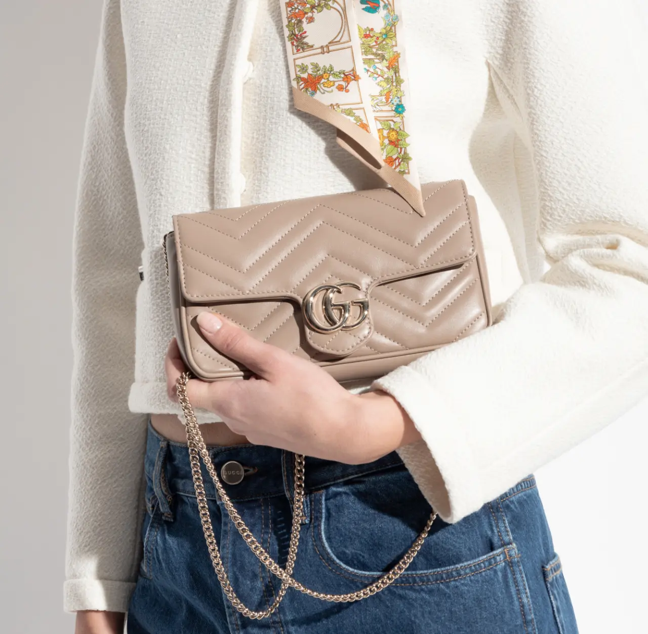 Alternative view of Túi Gucci GG Marmont Mini Bag ‘Taupe’ 751526-AAEKI-1543