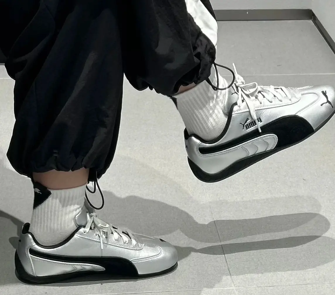 Alternative view of Giày Puma Speedcat 'Metallic Silver Black' 403689-01