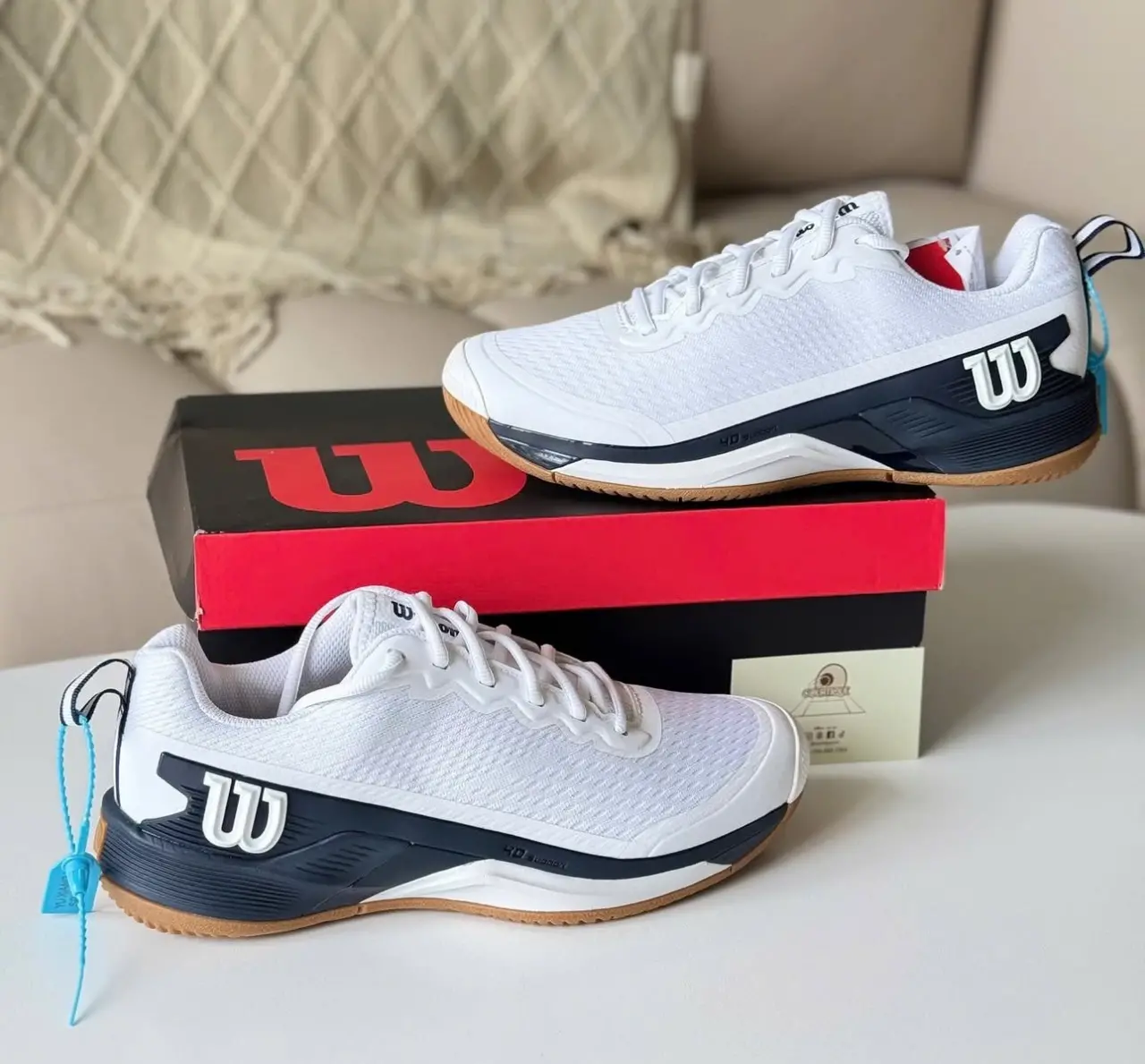 Alternative view of Giày Wilson Rush Pro 4.5 TM 'White Navy' WRS336430