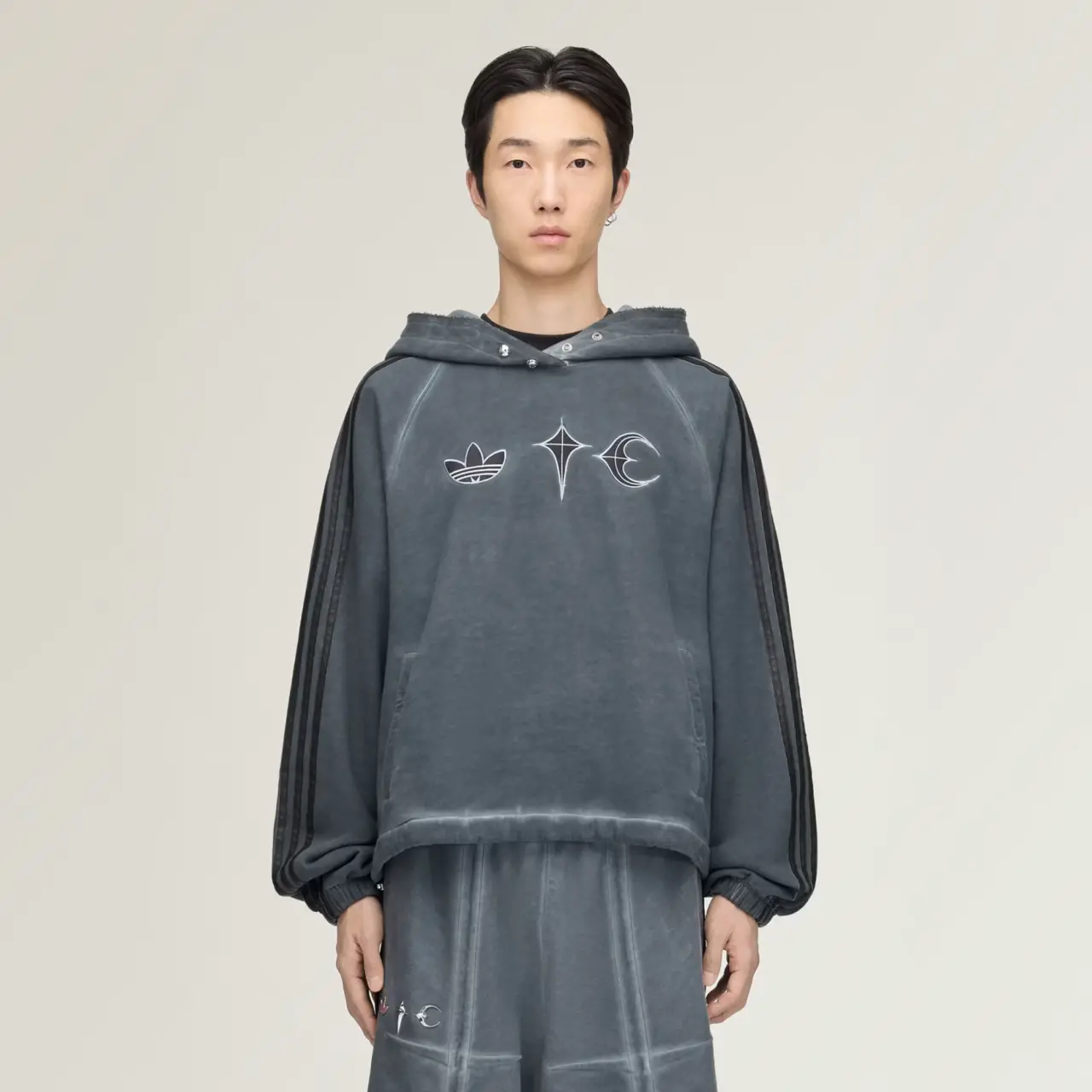 Alternative view of Áo Adidas Thug Club Sweat Hoodie 'Black' KF6587