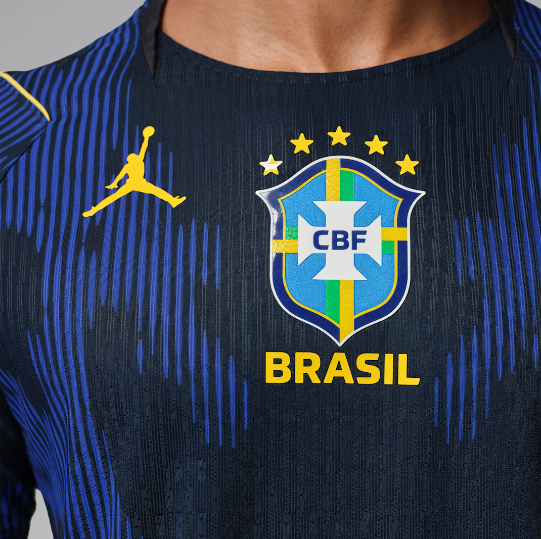 Alternative view of Áo Nike Brazil 2026 Jersey Away Authentic 'Blue' IU1074-417