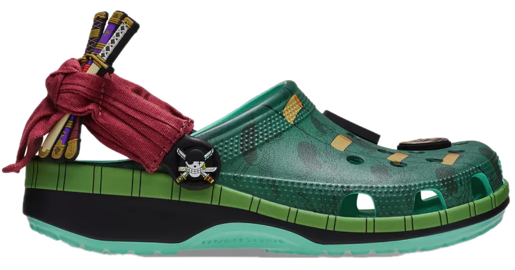 Dép Crocs Classic Clog 'One Piece Roronoa Zoro' 212953-90H