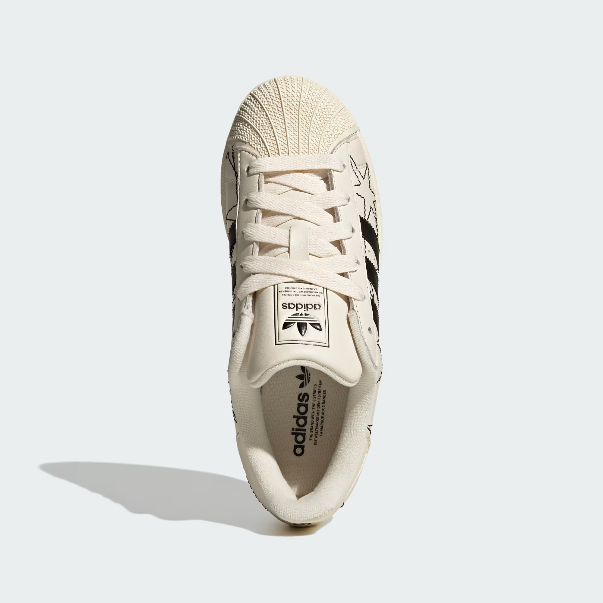 Alternative view of Giày Adidas Superstar II 'Cream White' IH4123