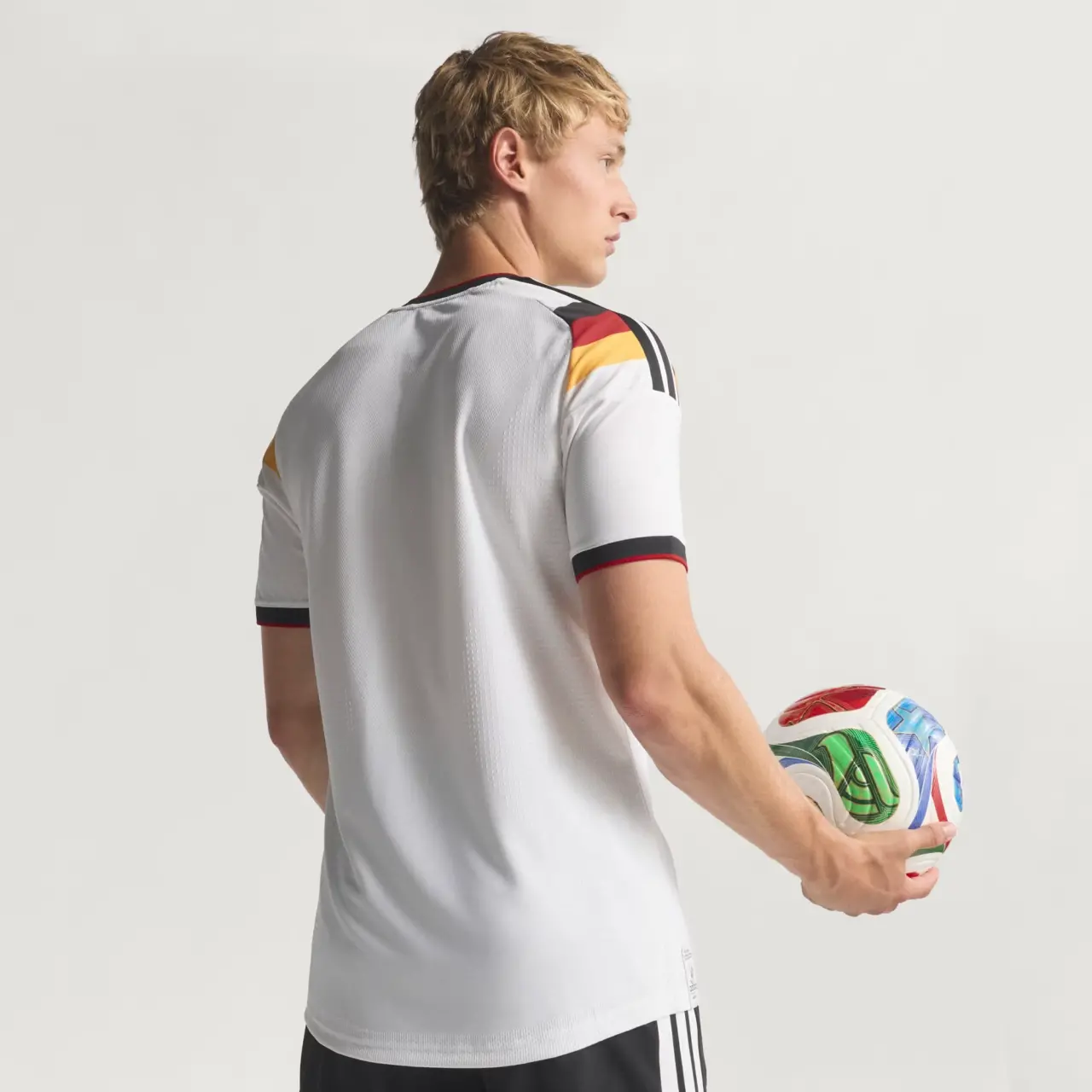 Alternative view of Áo Adidas Germany 26 Jersey Home Authentic 'White' JN2066