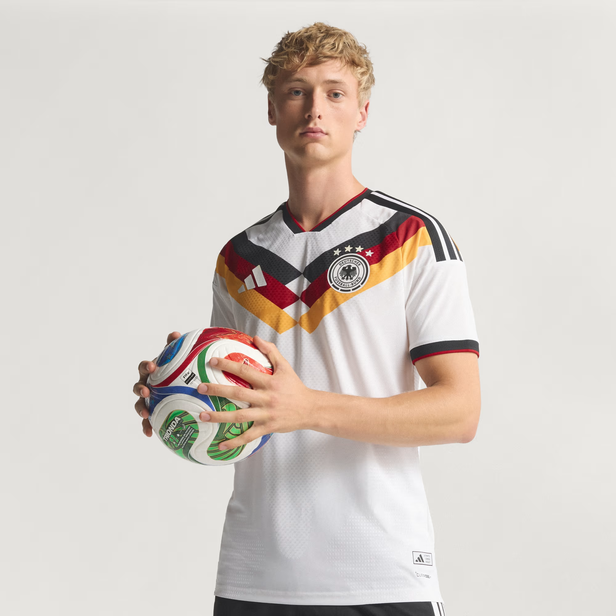 Áo Adidas Germany 26 Jersey Home Authentic 'White' JN2066 - Ảnh 7
