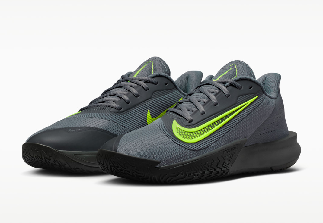 Giày Nike Precision 7 'Smoke Grey Volt' HJ9153-004 - Ảnh 4