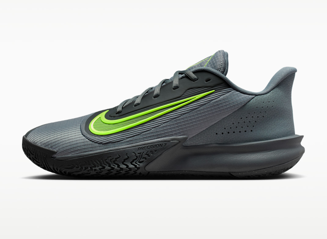 Giày Nike Precision 7 'Smoke Grey Volt' HJ9153-004 - Ảnh 6
