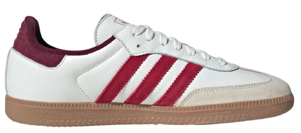 Giày Adidas Samba 'White Better Scarlet' JI3201