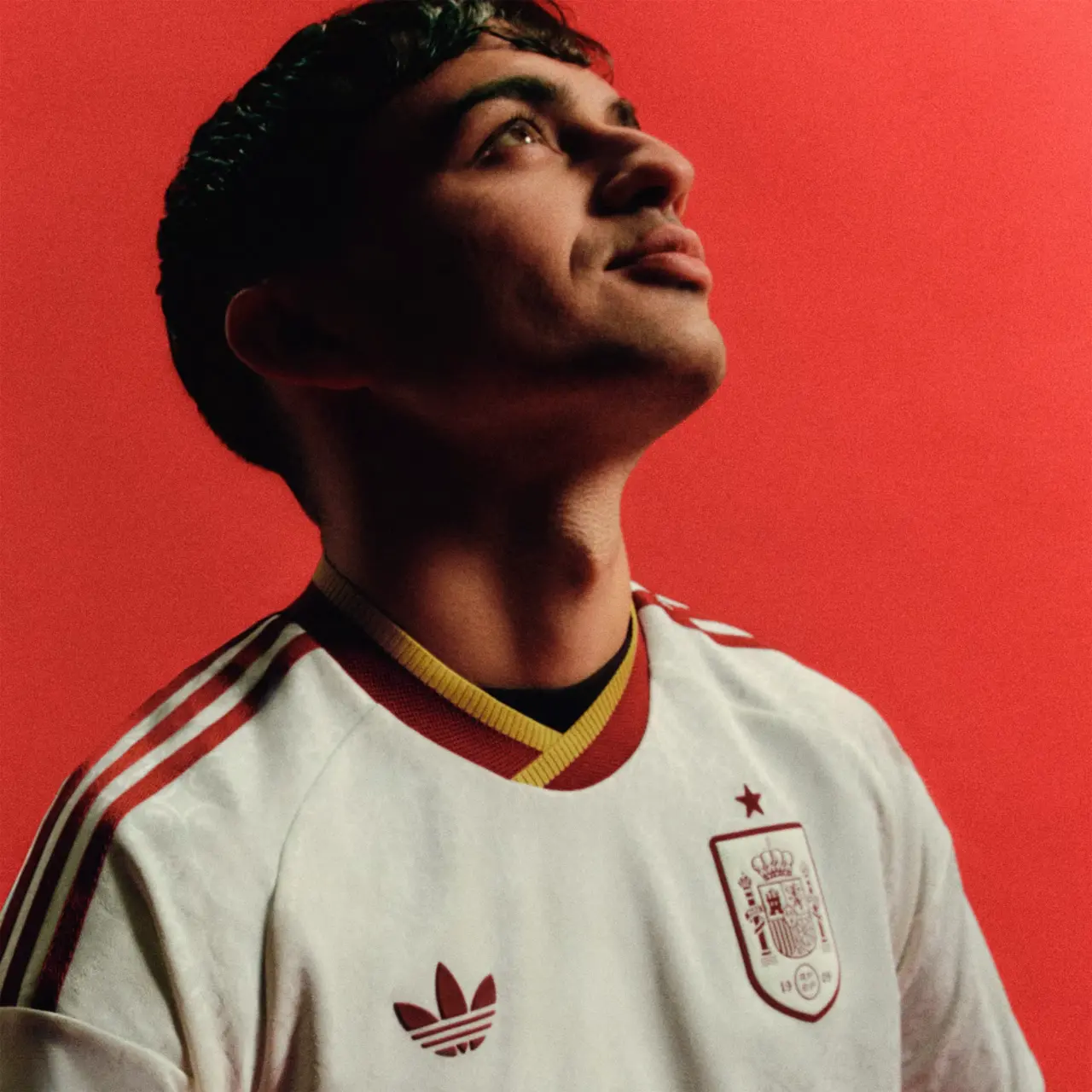 Alternative view of Áo Adidas Spain 26 Away Authentic Jersey 'Off White' JN4392
