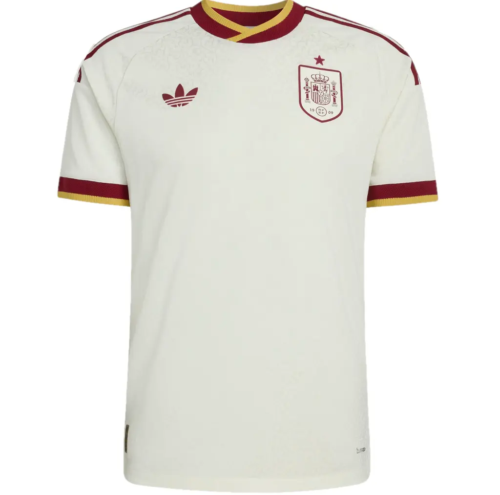 Áo Adidas Spain 26 Away Authentic Jersey 'Off White' JN4392