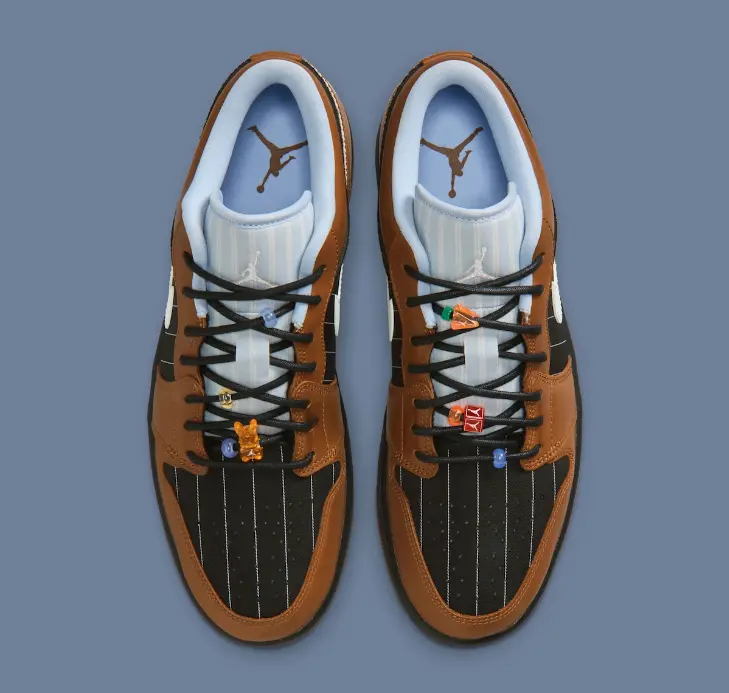 Alternative view of Giày Nike Air Jordan 1 Low SE 'Black Sail Light' IR7560-010