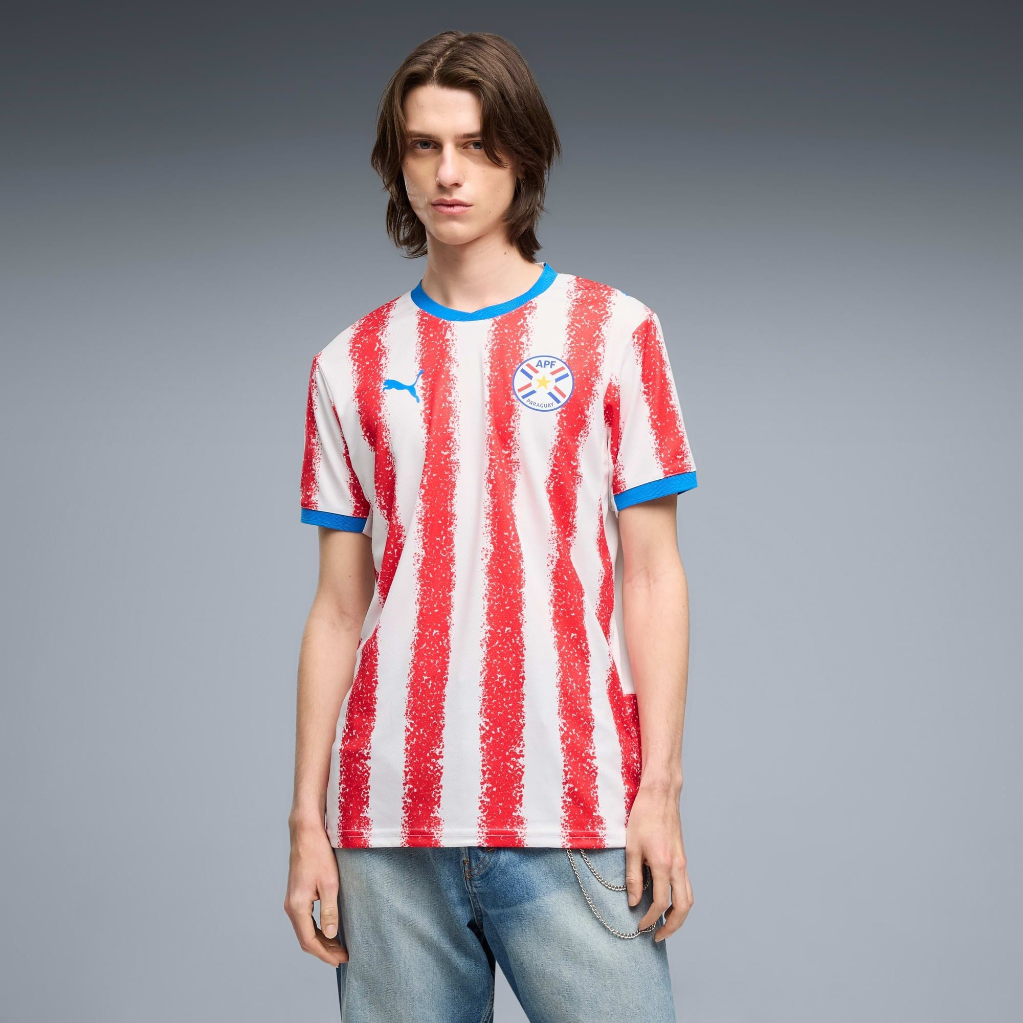 Alternative view of Áo Puma Paraguay Home Jersey ‘White Red’ 697015-01