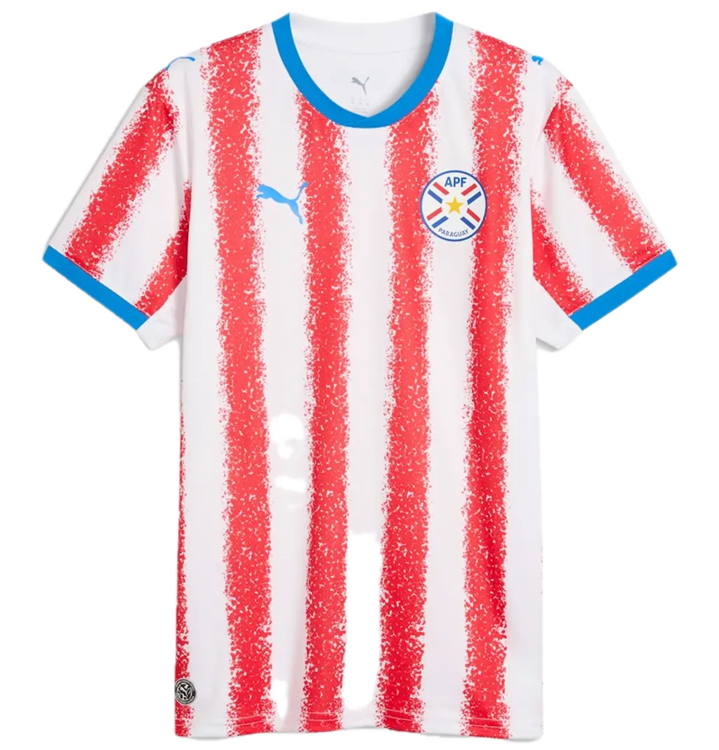 Áo Puma Paraguay Home Jersey ‘White Red’ 697015-01
