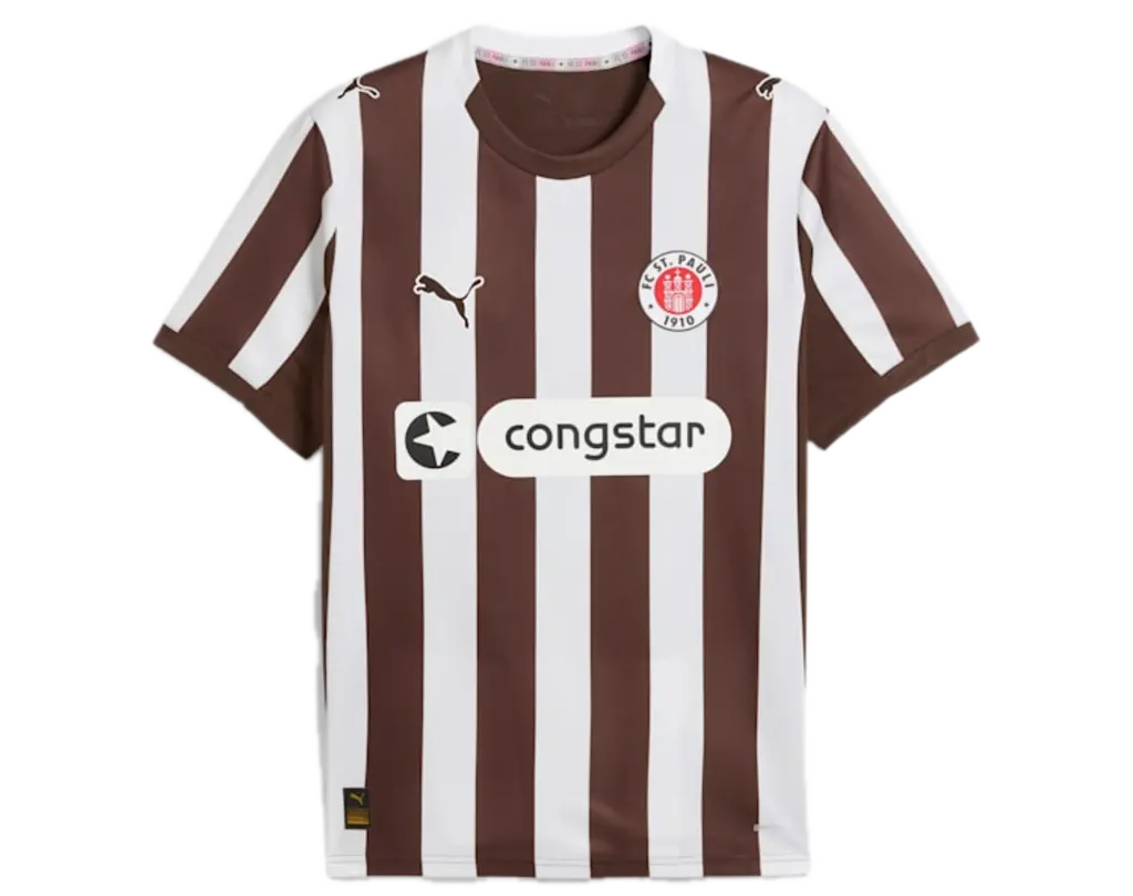 Áo Puma FC St. Pauli 25/26 'Brown White' 783063-01