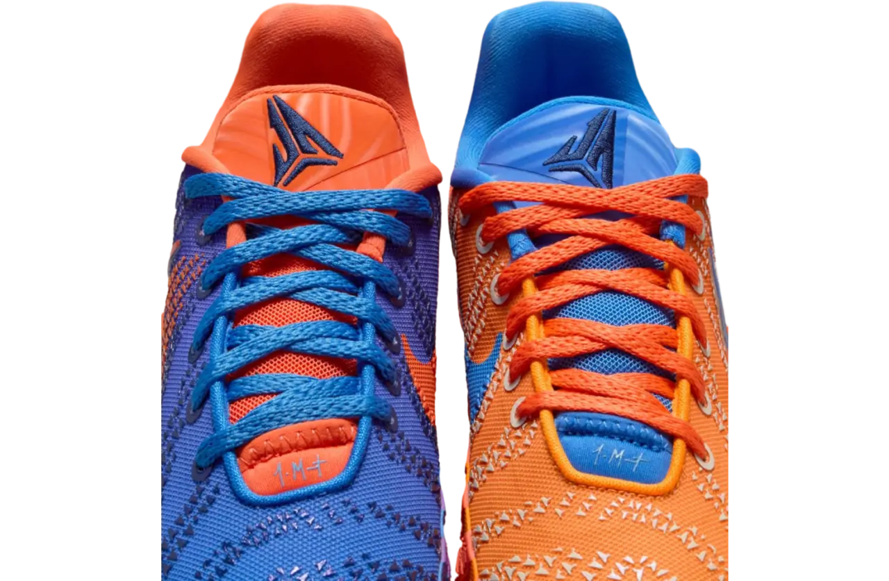 Alternative view of Giày Nike Ja 3 GS 'Blue Crystal Turf Orange' IO9418-400