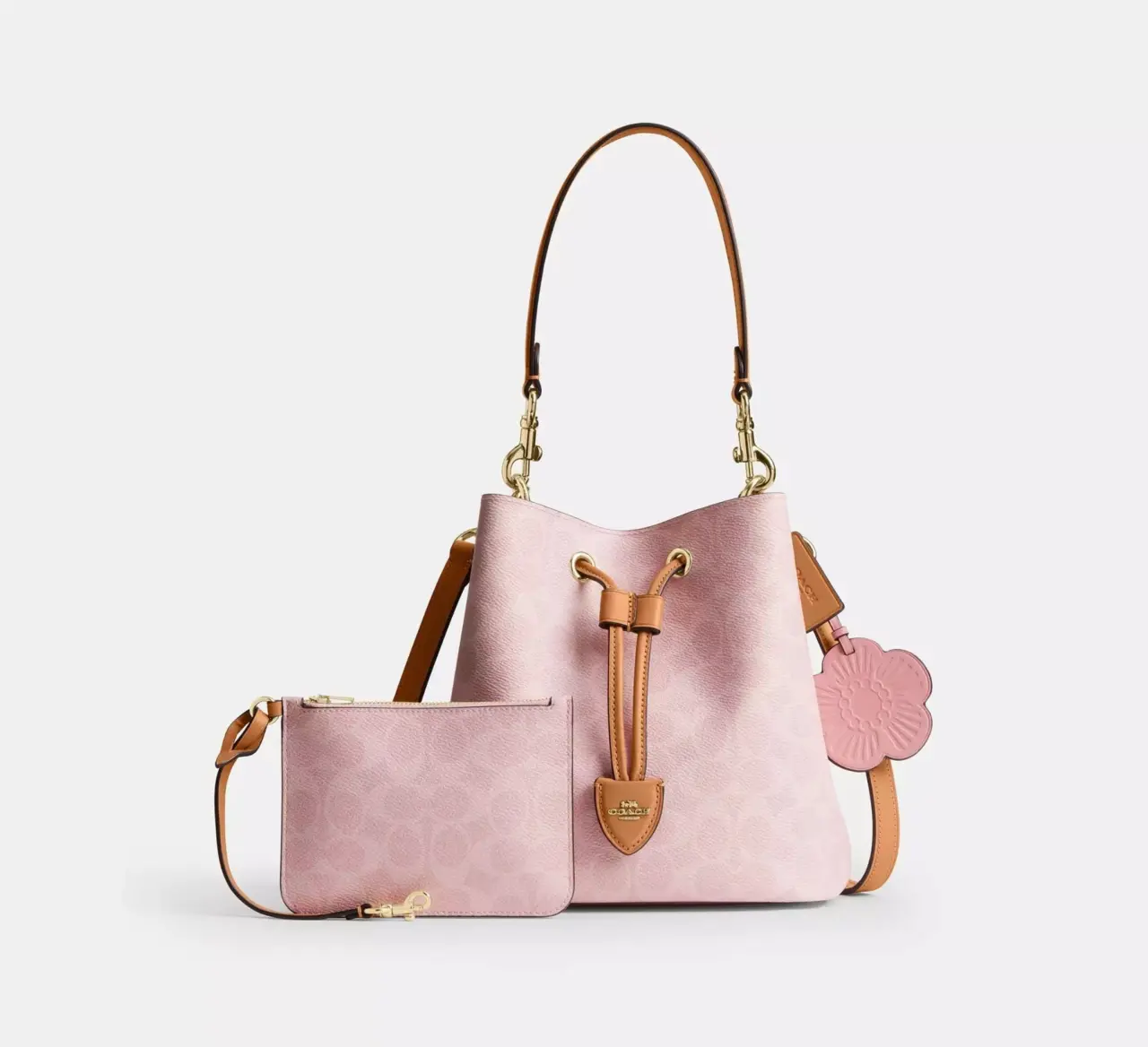 Alternative view of Túi Coach Rowan Bucket Bag 'Powder Pink' CEA23-IMPO
