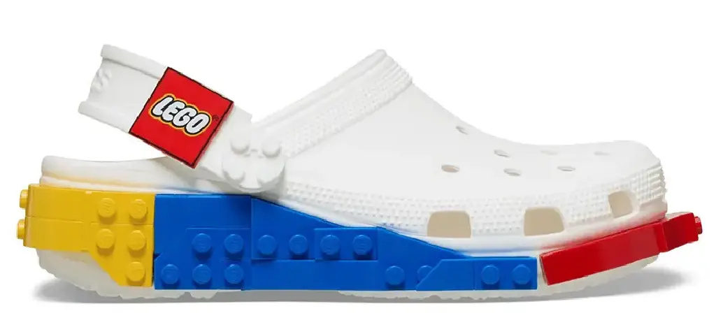 Dép Crocs Classic Clog x Lego 'White Multi' 211873-100