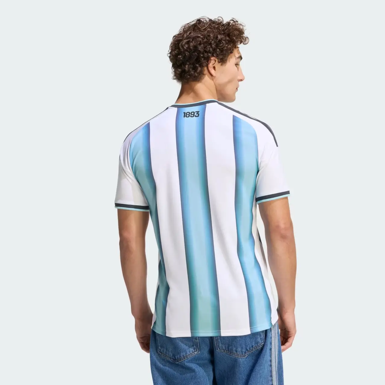 Alternative view of Áo Adidas Argentina 26 Home Jersey 'Blue Light Blue' JM8396