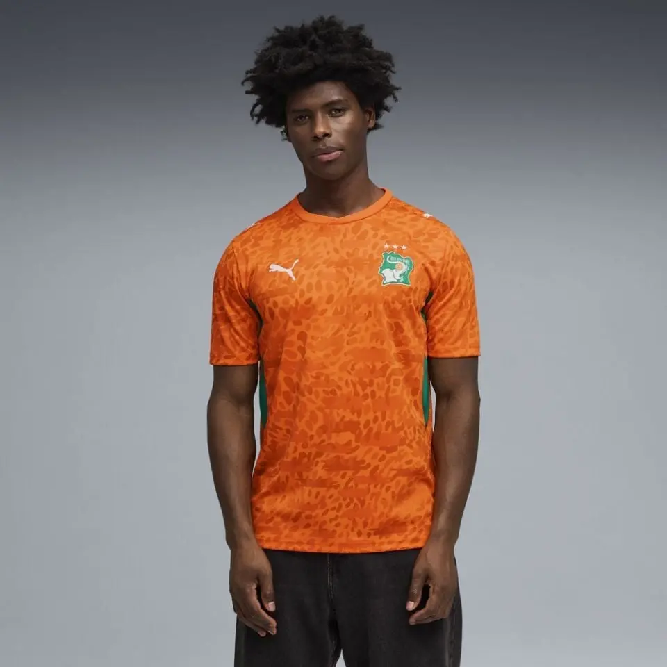 Alternative view of Áo Puma Ivory Coast 202 ‘Orange Green’ 783182-01