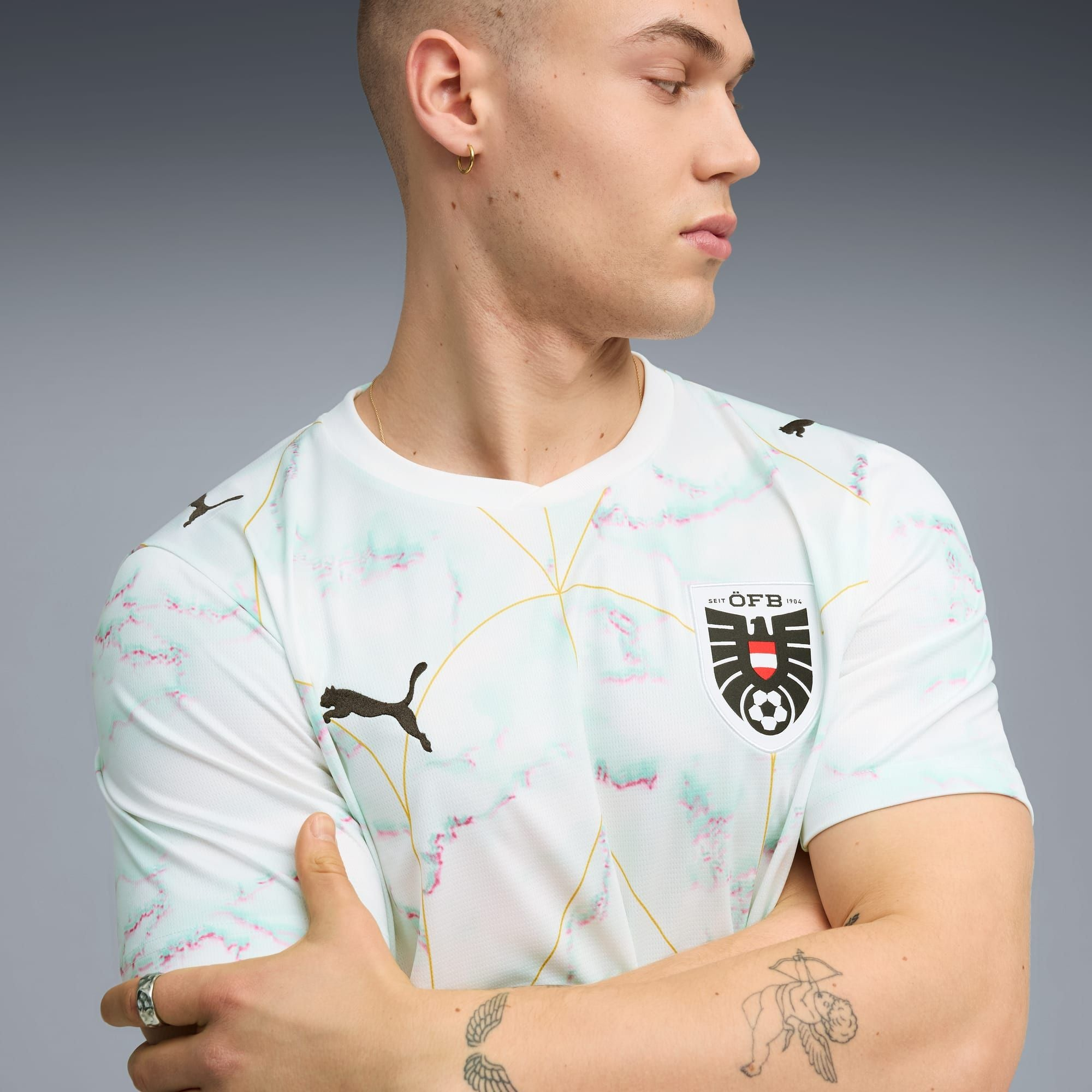 Áo Puma Austria Away ‘Mint Melt’ 783207-02 - Ảnh 3