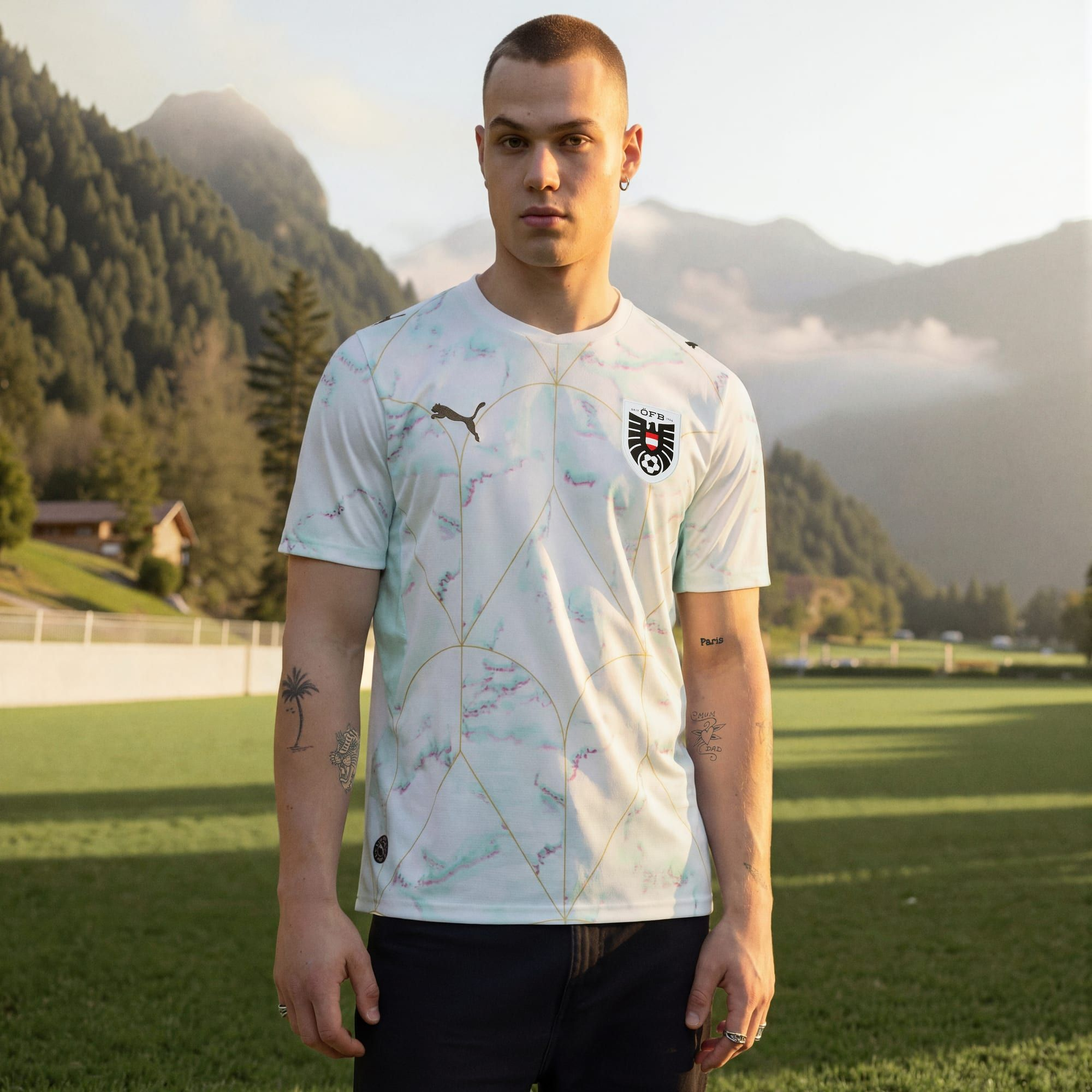 Áo Puma Austria Away ‘Mint Melt’ 783207-02 - Ảnh 5