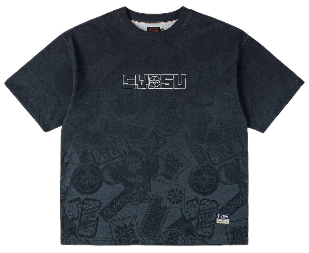 Áo Evisu Signature Graphic 'Black' 2ESHTM6TS1076RXCT