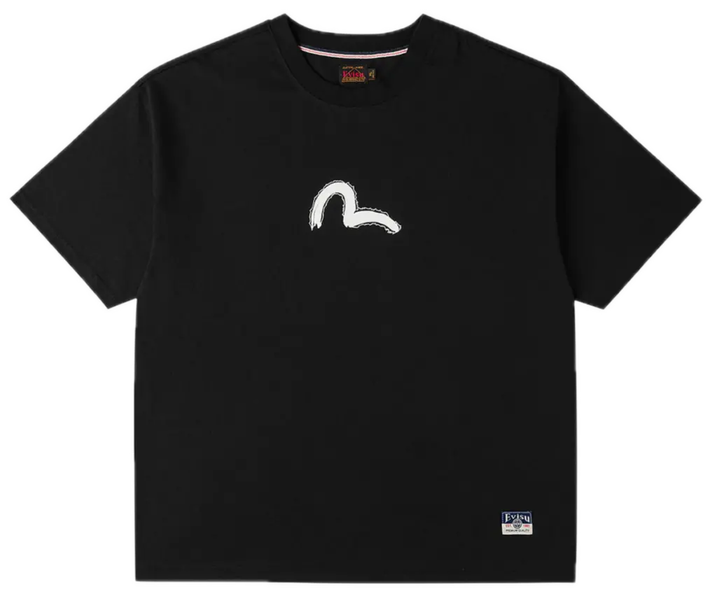 Áo Evisu Hand-Brushed Daicock 'Black' 2ESHTM6TS1090RXCT