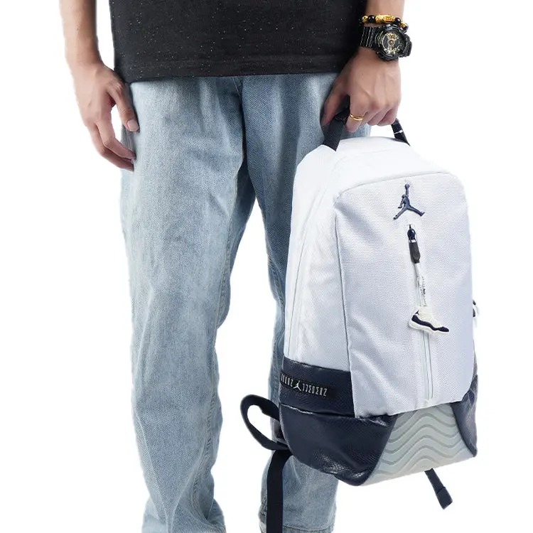 Alternative view of Balo Nike Air Jordan 11 Backpack 'White Obsidian' HA4470-100