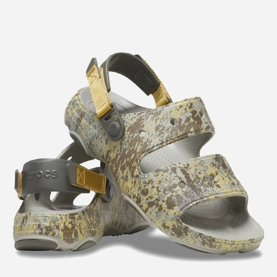 Alternative view of Dép Crocs All-Terrain Moss Sandals 'Dusty Olive' 209205-3N4