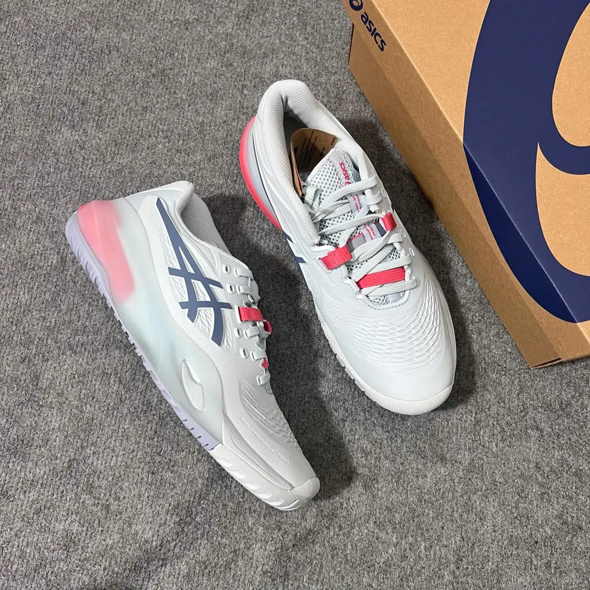 Alternative view of Giày Asics Gel-Resolution X 'Grey Blue' 1042A279-401