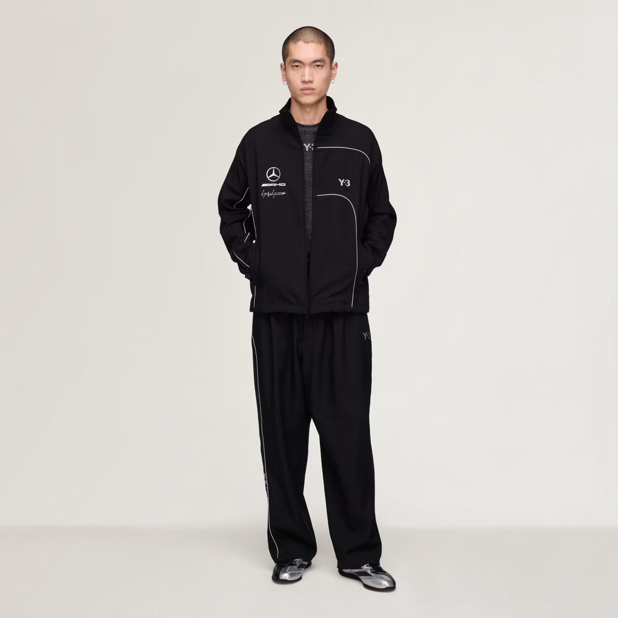 Áo Adidas Y-3 Mercedes AMG Petronas F1 'Black' KR2342 - Ảnh 5