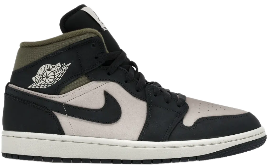 Giày Nike Air Jordan 1 Mid SE 'Medium Olive' HV4091-102