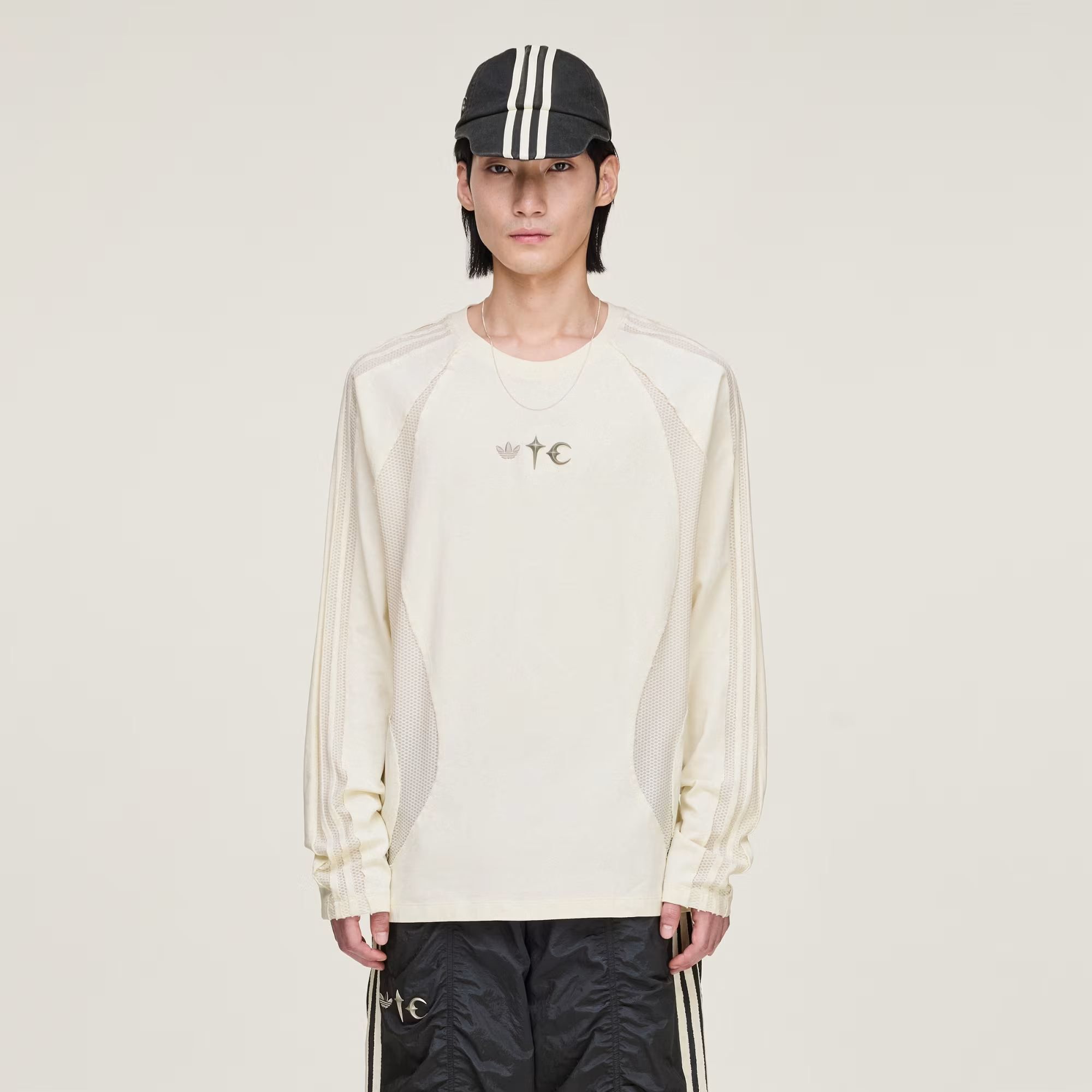 Alternative view of Áo Adidas Thug Club Long Sleeve 'Cream White' KC2198