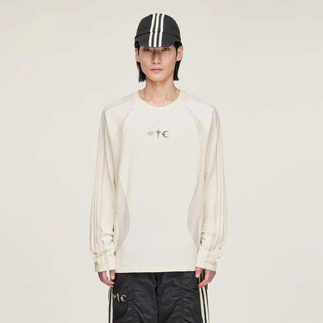 Alternative view of Áo Adidas Thug Club Long Sleeve 'Cream White' KC2198