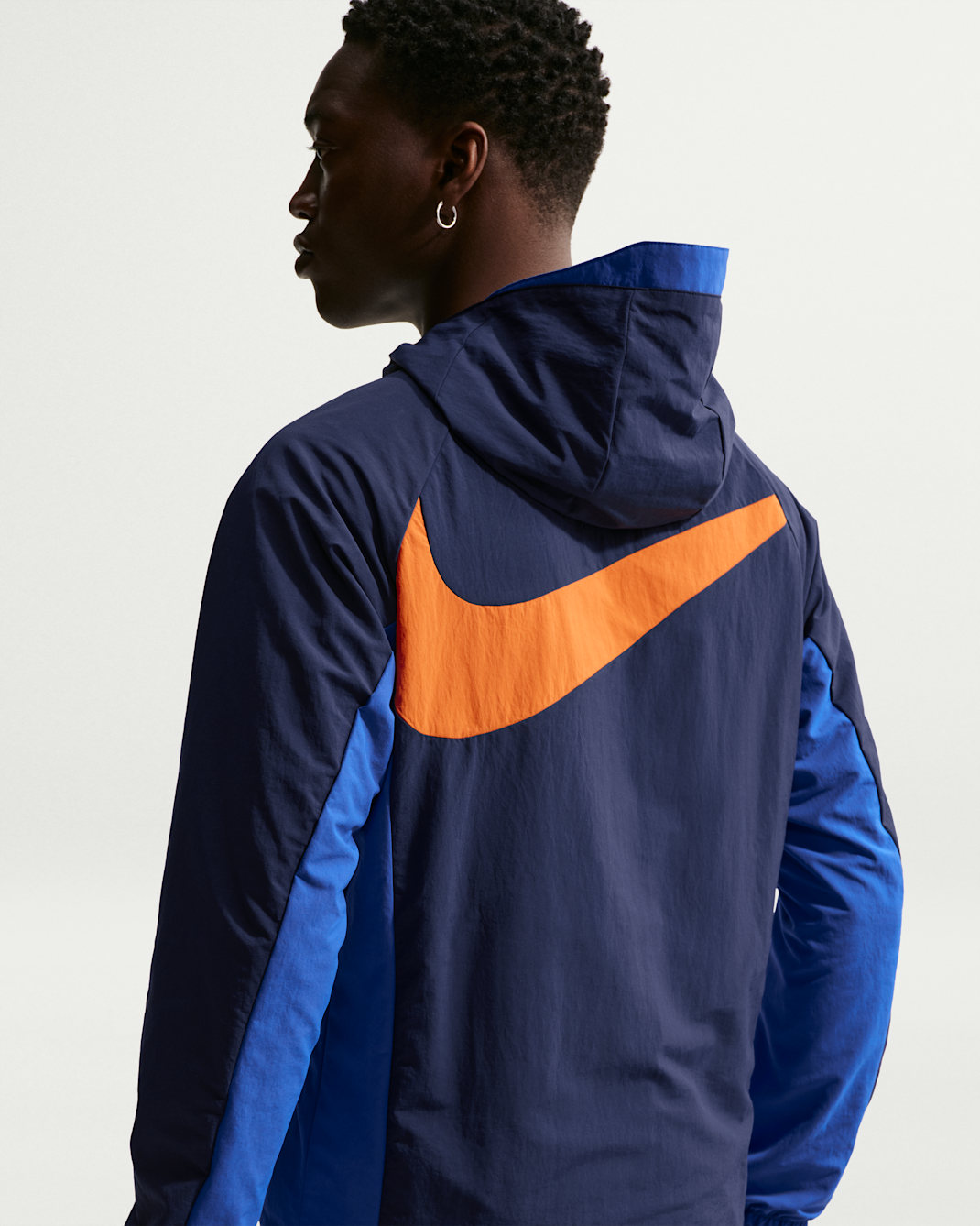 Alternative view of Áo Nike France AWF 'Blackened Blue' IB6333-498